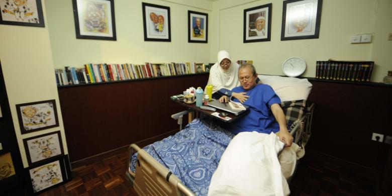 Diiringi Bacaan Alquran sang Istri