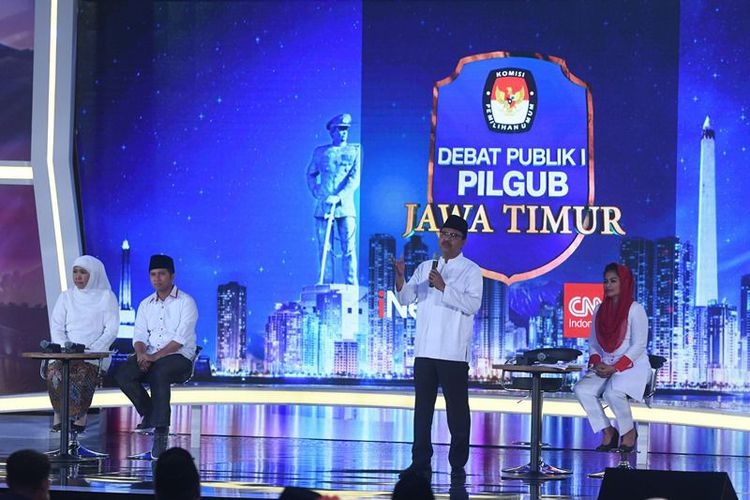 Pilkada Jawa Timur, Survei Kompas Tempatkan Khofifah-Emil Dardak Lebih Unggul dari Gus Ipul-Puti