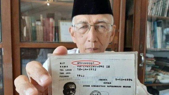 TERUNGKAP Siapa PNS Pertama di NKRI Pemilik NIP 010000001, Seorang Raja Keraton Yogyakarta