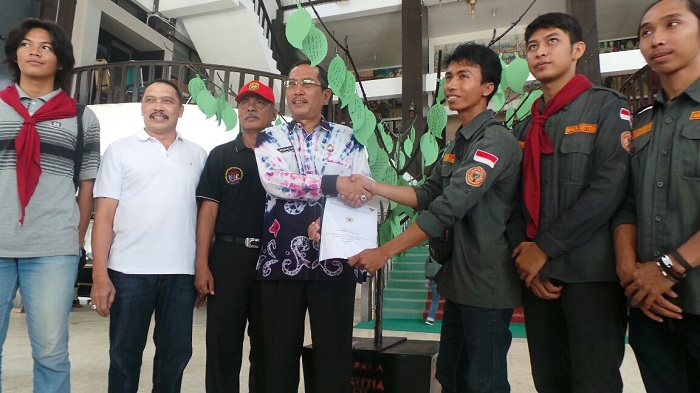 Mapala Justisia Serahkan Pohon Aspirasi ke Wawali, Apa Isinya Ya?