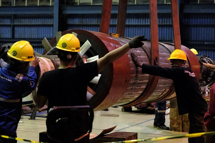 Pastikan Keandalan Pasokan Listrik, PLN UIKL Kalimantan Overhoul Mesin PLTU Unit 1 Asam-asam