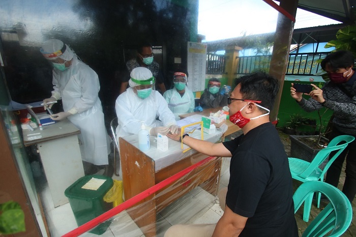 Jurnalis Kabupaten Banjar Dirapid Test, Ini Hasilnya