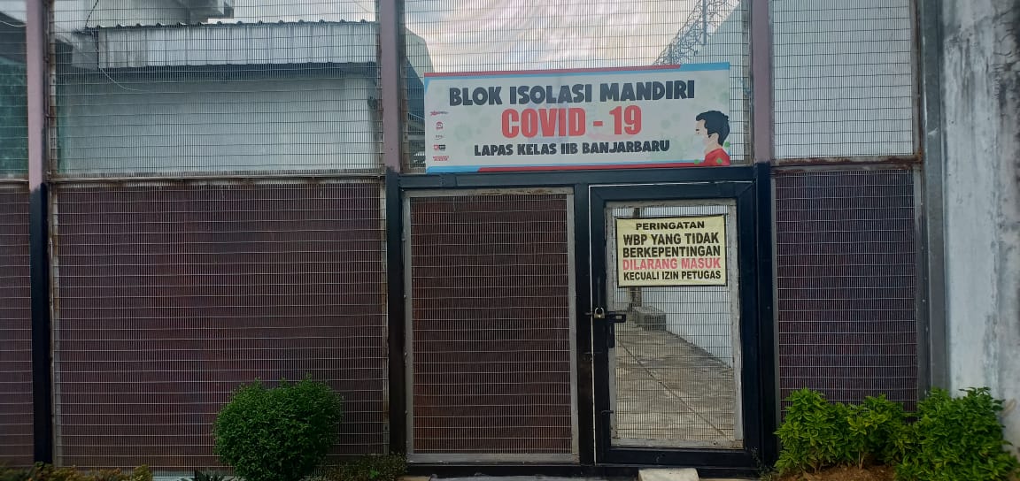 Tiga WBP Reaktif Rapid Test Diisolasi di Lapas Banjarbaru