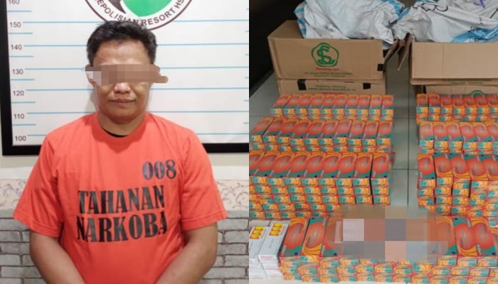 Edarkan Obat Daftar G Tanpa Ijin, Warga Barabai Timur Ini Diciduk Petugas Polres HST