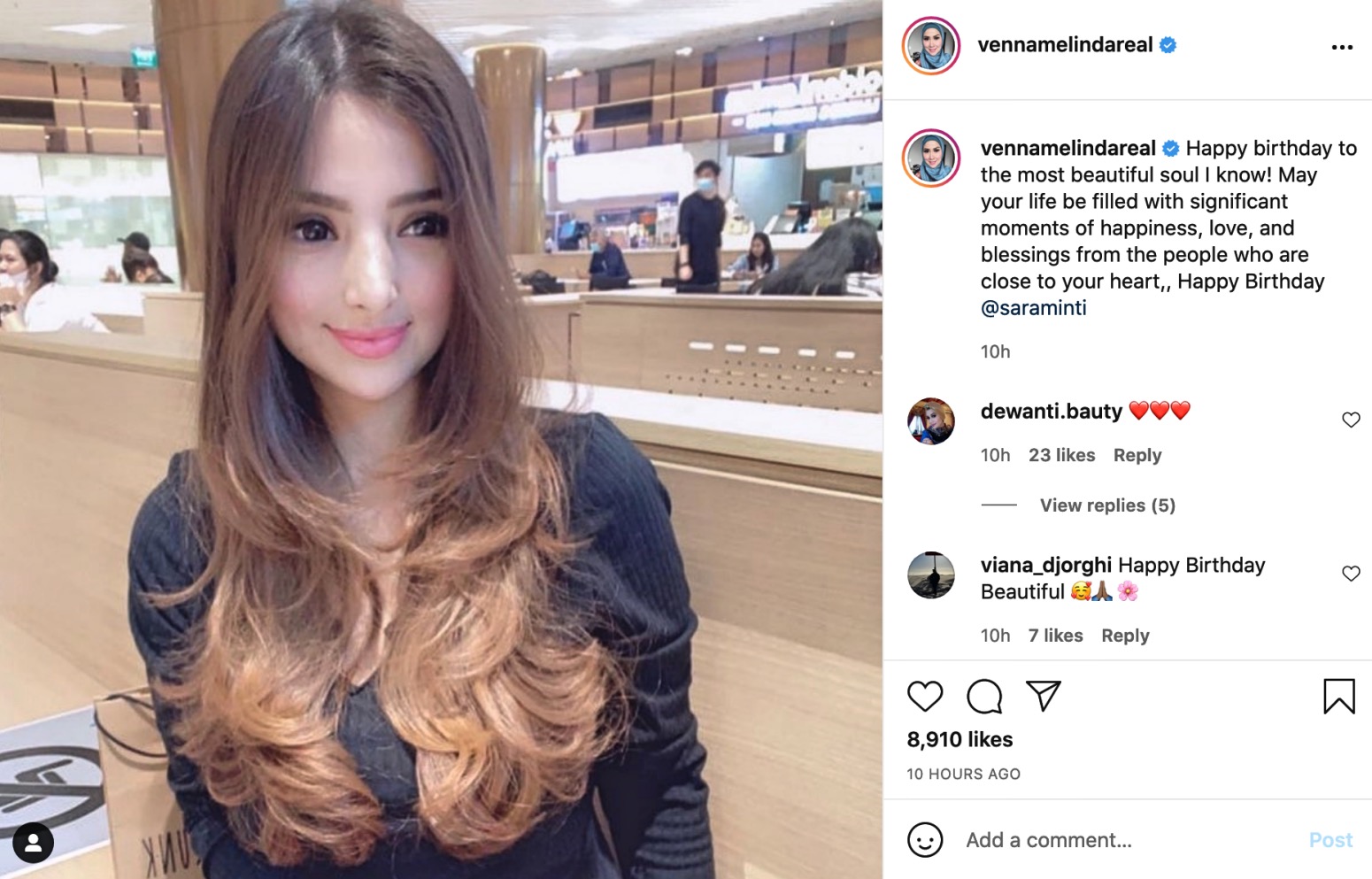 sarah-samantha-dapat-ucapan-selamat-ulang-tahun-dari-venna-melinda.jpg