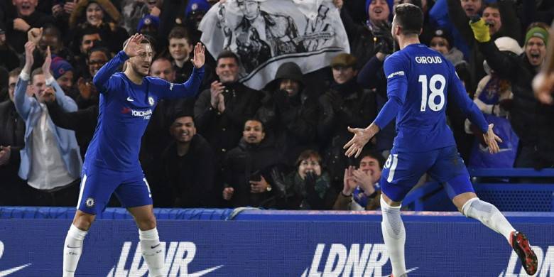 Hasil Liga Inggris - Chelsea Vs West Bromwich Albion di Babak Pertama Satu Gol