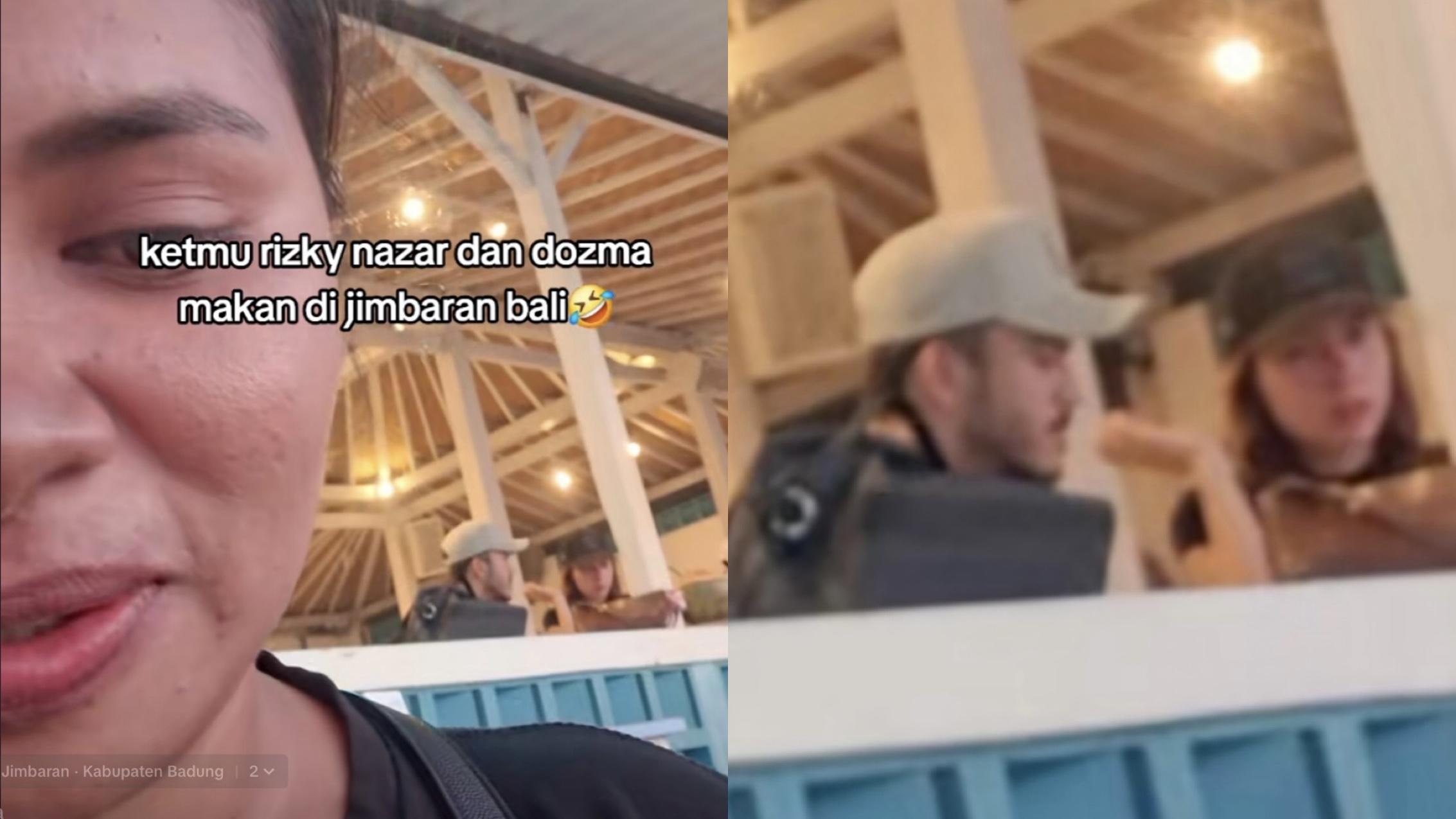 Lagi-lagi Kepergok Liburan Bareng Dosma Hazenbosch, Rizky Nazar Terekam Kamera Wisatawan di Bali