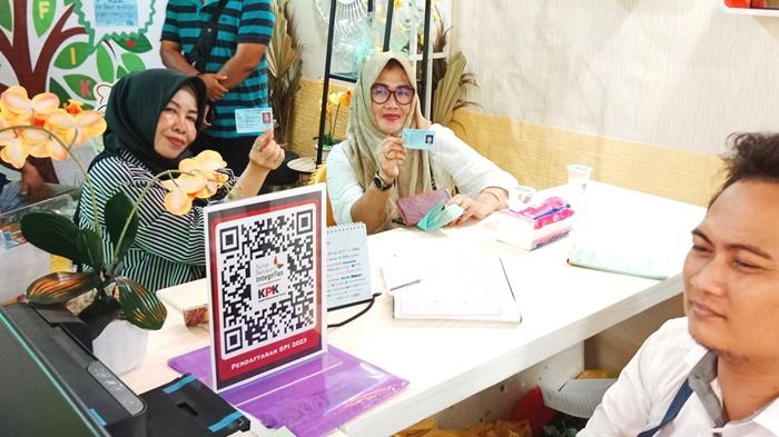Stan Disdukcapil Kotabaru di Saijaan Expo 2023 Tiap Hari Diserbu Pengunjung
