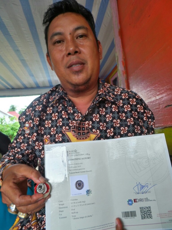 Wow! Batu Bermotif Ka'bah Dipatok Seharga Rp 50 miliar