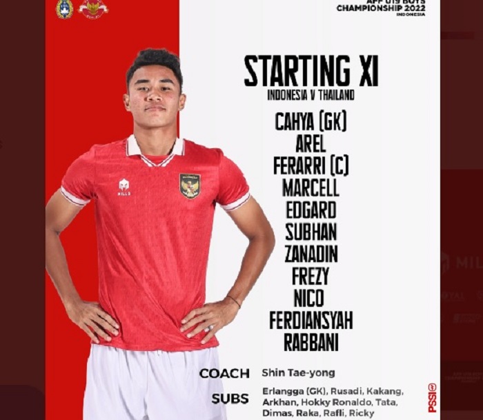 LIVE Streaming TV Online Timnas U19 vs Myanmar di Piala AFF, Siaran Langsung Indosiar Jam 20.00 WIB