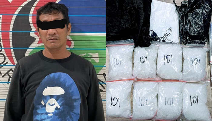 Narkoba Kalsel - Gerak-geriknya Mencurigakan, Saat Dibekuk Pria Batola Ini Simpan Ratusan Gram Sabu