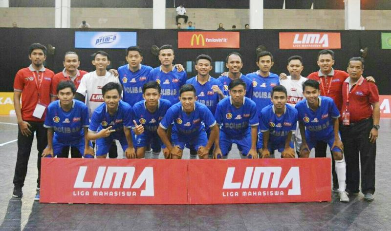 Politeknik Negeri Banjarmasin Melaju Ke Semifinal Liga Futsal Mahasiswa di Malang