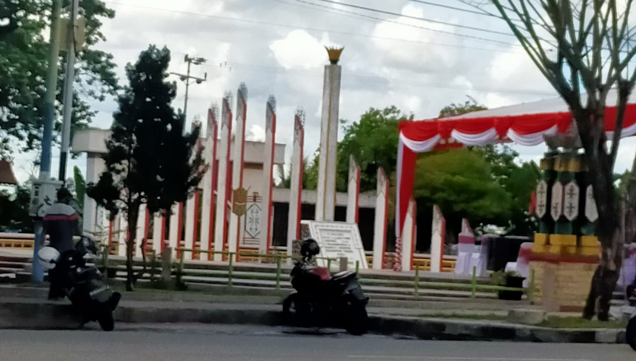 Saksi Sejarah Penetapan Ibu Kota Kalteng, Tugu Soekarno Palangkaraya Dibiarkan Tak Terawat
