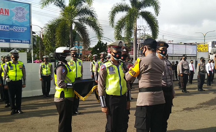 Polres Tabalong Gelar Apel kesiapan Operasi Zebra Intan 2020, Kasatlantas Ungkap Sasaran Operasi