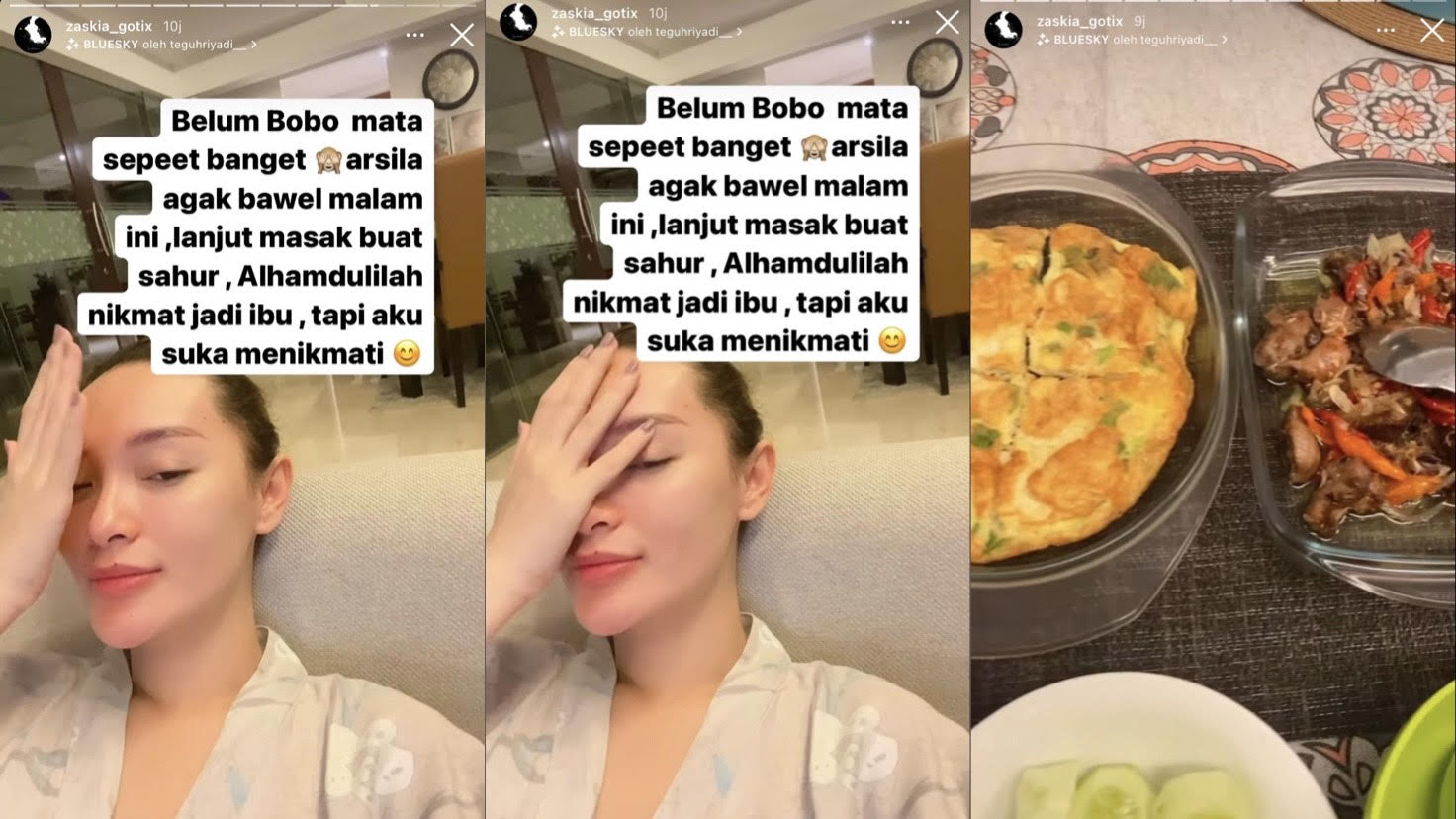 Kembali ke Rumah Sirajuddin Mahmud, Zaskia Gotik Curhat Begadang Sampai Sahur Gegara Kondisi Arsila