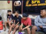 Anggota-gangster-di-Banjarbaru-saat-diamankan-Polisi-di-Polsek-Liang-Anggang2.jpg
