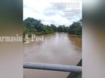 Kondisi Cuaca Mendung, Debit Air Sungai Riam Kiwa di Pengaron Banjar Mulai Alami Penurunan