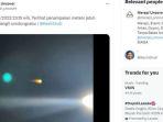 banjarmasin/Tangkap-layar-laporan-warga-Yogyakarta-pada-penampakan-meteor1.jpg