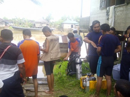 BPBD Banjar Sedang Mencari Bocah Perempuan Diduga Jatuh ke Sungai