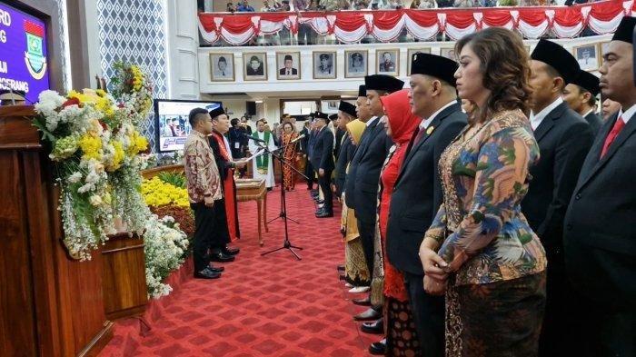 55 Celeg DPRD Kabupaten Tangerang Terpilih 2024 Resmi Dilantik, Muhamad Amud Jadi Ketua Sementara