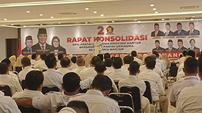 Diteriaki 'Gubernur' Oleh Ratusan Kader Gerindra, Andra Soni: Aamiin, Ya Robbal Alamin!