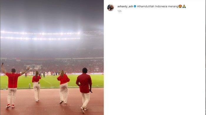Penampilan Ashanty dan Anang Hermansyah usai Laga Timnas Tuai Hujatan, Sempat Pamer Momen Nyanyi