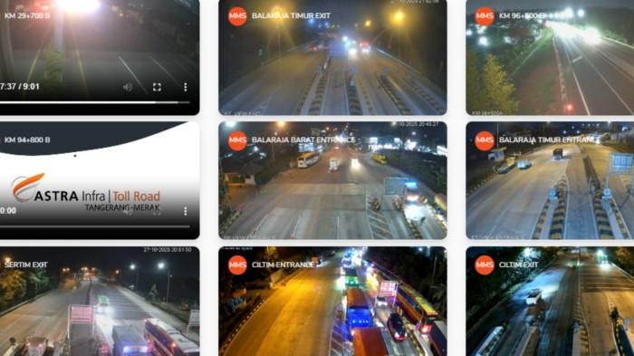 CEK Real Time Arus Lalu Lintas Tol Tangerang-Merak via CCTV Online! GRATIS