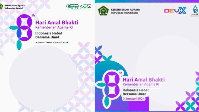 Daftar 30 Link Twibbon Hari Amal Bhakti Kemenag RI 3 Januari 2024 GRATIS, Beserta Cara Membuatnya