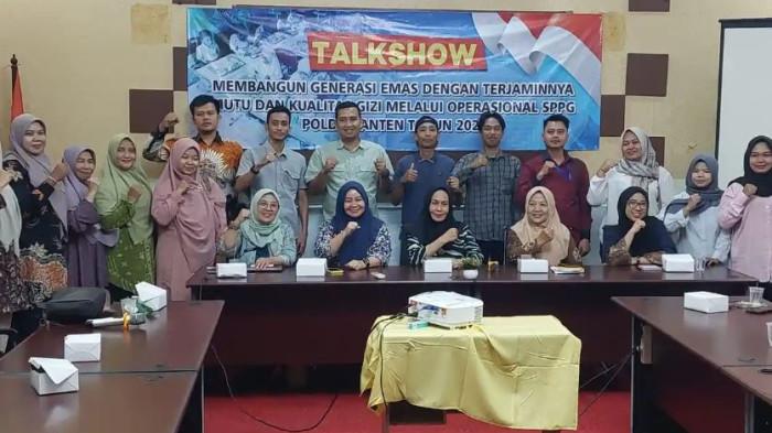 Gelar Diskusi dengan Dinkes Kota Serang, SPPG Polda Banten Pastikan MBG Berjalan Tepat Sasaran