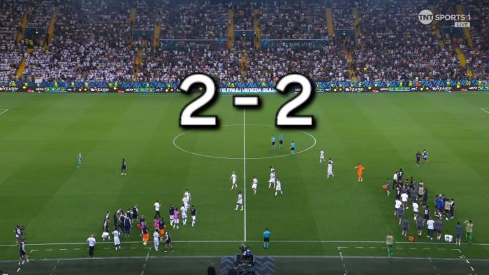 Paris Saint Germain atau PSG berhasil menjadi Juara Final Piala Super Eropa 2025 usai mengalahkan Tottenham Hostpur lewat adu pinalti.