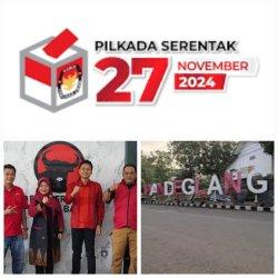 Datang Bareng ke PDIP Banten, Dewi-Iing Pastikan Berpasangan di Pilbup Pandeglang
