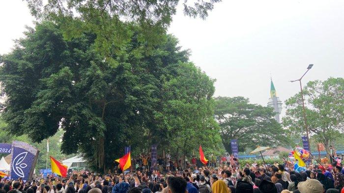 Situasi Terkini Alun-alun Rangkasbitung, Wisatawan Menyemut Saksikan Seba Baduy 2024