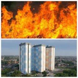 Detik-detik Kebakaran di Apartemen Urban Town, Penghuni di Lantai 7 Dievakuasi Lewat Jalur Khusus