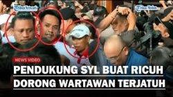 Ricuh Usai Sidang Vonis SYL: Wartawan Ditendang, Kamera Televisi Rusak