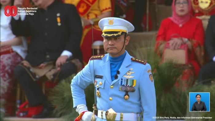 HUT RI - Berikut ini informasi tentan Profil Kolonel Pnb (Penerbang) Sunar Adi Wibowo, S.T., M.Han menjadi Komandan Upacara dalam Upacara Penurunan bendera merah putih dalam rangka HUT Ke-80 Republik Indonesia di Istana Merdeka, Jakarta, Minggu (17/8/2025).