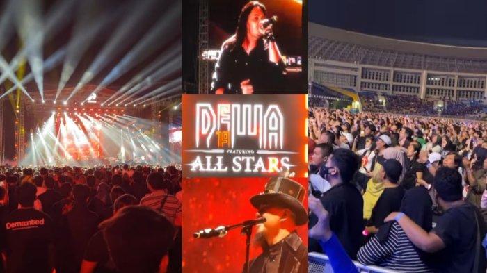 Sukses! Konser Dewa 19 feat All Stars di Stadion Manahan Solo Tadi Malam Dihadiri 45.000 Penonton