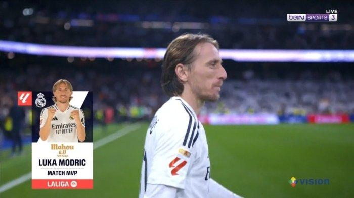 Usia 39 Tahun, Luka Modrid Cetak Gol Cantik, Bikin Real Madrid Menang, Lalu Raih "Man of The Match"