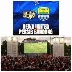 Info Lokasi Nobar Dewa United vs Persib Bandung Liga 1 2024-2025