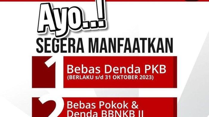 Pemutihan Pajak Kendaraan Bermotor di Banten Masih Berlaku pada Oktober 2023, Dapat Diskon Menarik