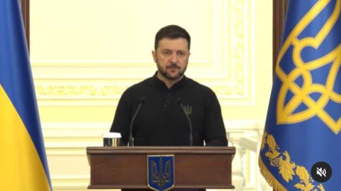 Capture video Presiden Ukraina, Volodymyr Zelensky, Rabu (5/2/2025).