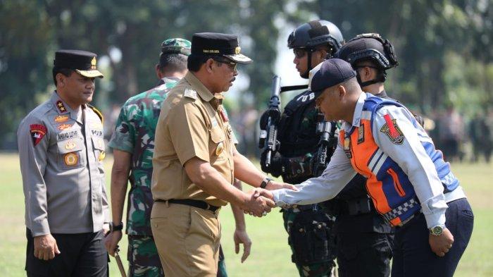 Apel Pengamanan Pemilu 2024, Pj Gubernur Jateng Nana Sudjana Tekankan Kolaborasi