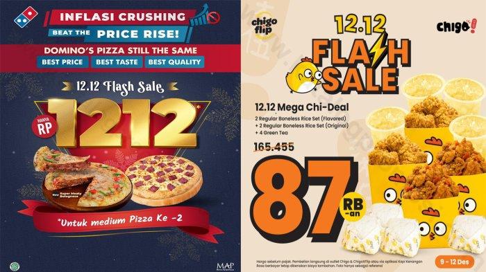 Jangan Lewatkan Promo 12.12: Ada Promo Domino's Pizza, Sushi Hiro, Chigo, hingga Kopi Kenangan