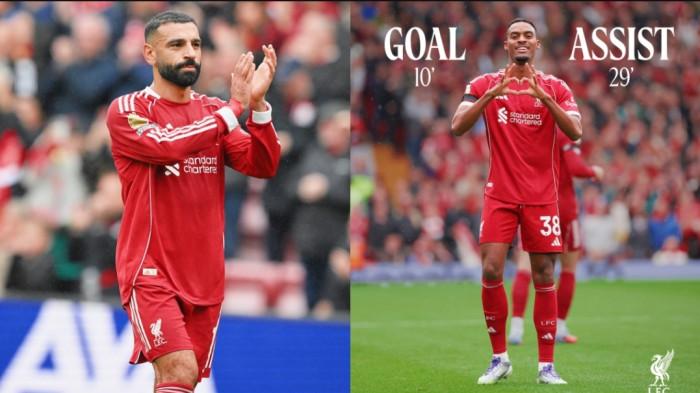 Mohammed Salah cs menang 2-1 atas Everton dalam laga Premier League pekan ke-5 musim 2025/2026 tersebut.