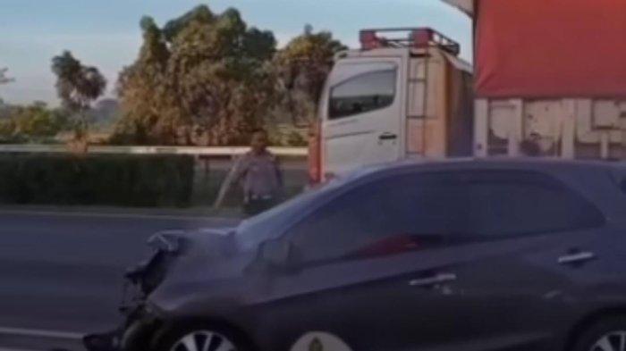 Mobil Bawa Anak Sekolah Tabrakan di KM 45 Tol Tangerang-Merak, Empat Orang Alami Luka