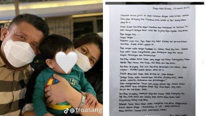 Terungkap Isi Surat Ferdy Sambo untuk Ulang Tahun Putra Bungsu yang ke-2: 'Maafkan Papa Mas'