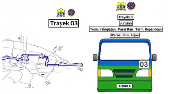 Trayek 03 Angkutan Kota di Kota Serang