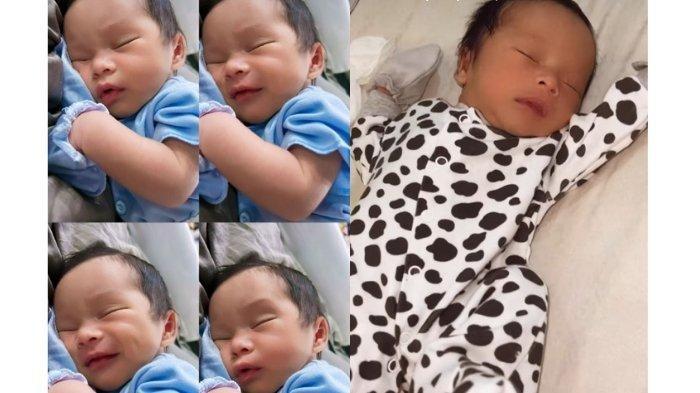 Nathalie Holscher Pamer Potret Baby Adzam Senyum, Sule Bangga Anaknya Tambah Ganteng: Uyutnya Bule!