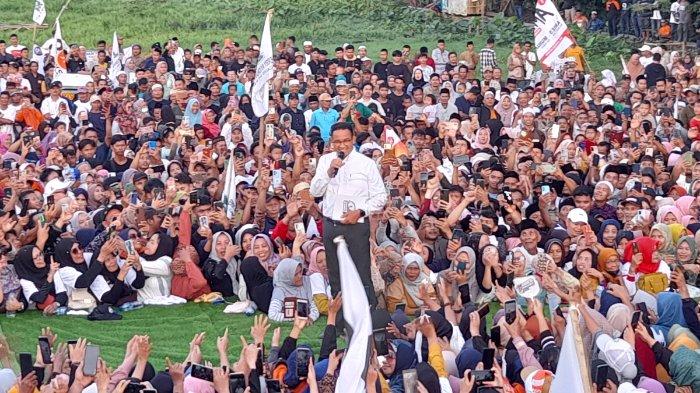 Proyek Geothermal di Padarincang Disentil Anies Baswedan saat Kampanye di Padarincang Serang