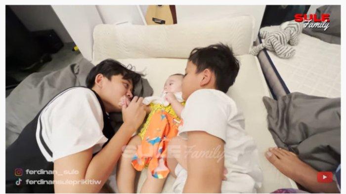 Seolah Tahu, Baby Adzam Merengek saat Berpisah Lagi dengan Sang Kakak, Sule: Kangen-kangenan Dulu