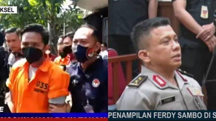 Pakai Baju Tahanan, Momen Bharada E Bertatap Muka dengan Ricky Rizal & Kuat Ma'ruf di Rumah Sambo